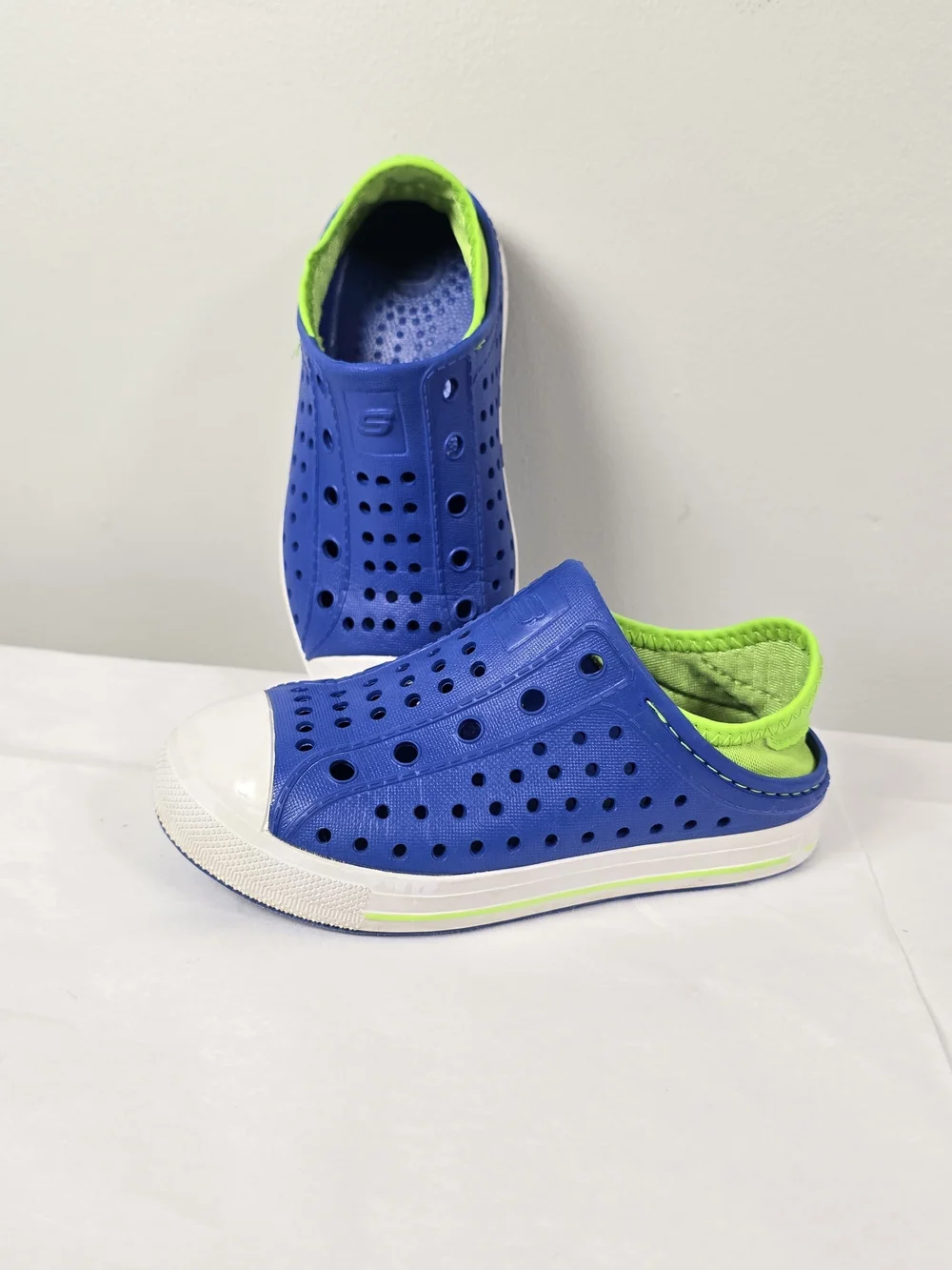 Skechers Kids Blue Slip-On Water-Friendly Sneakers
